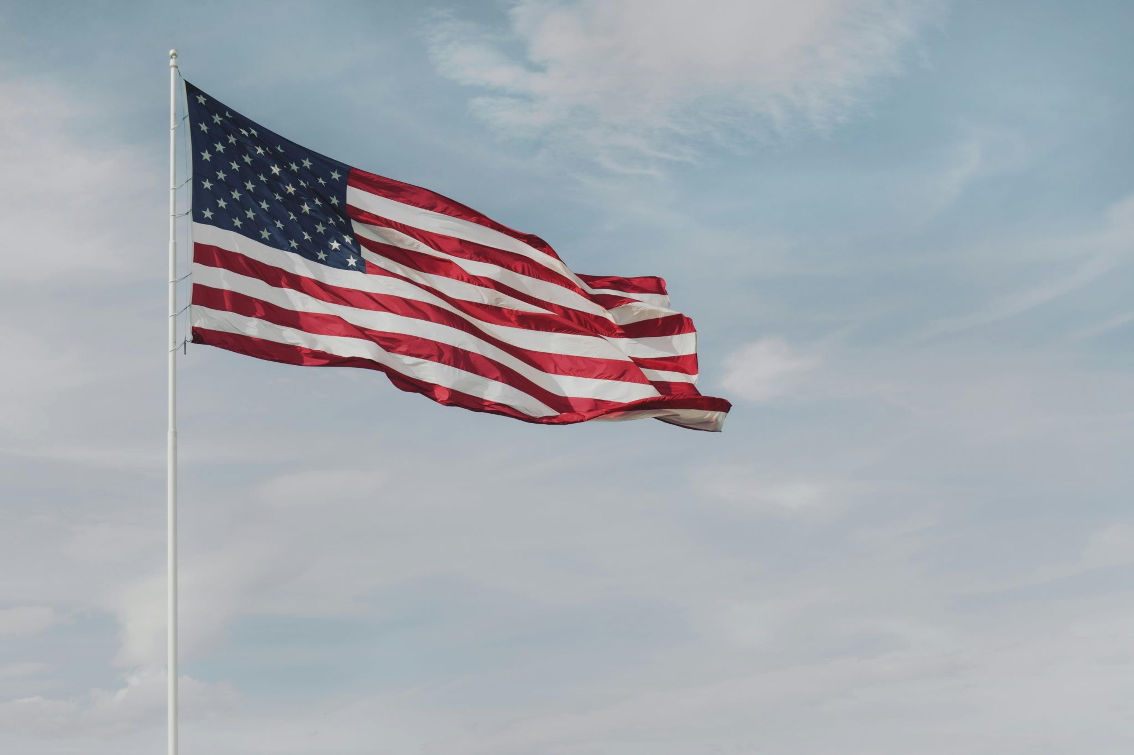US flag Unsplash