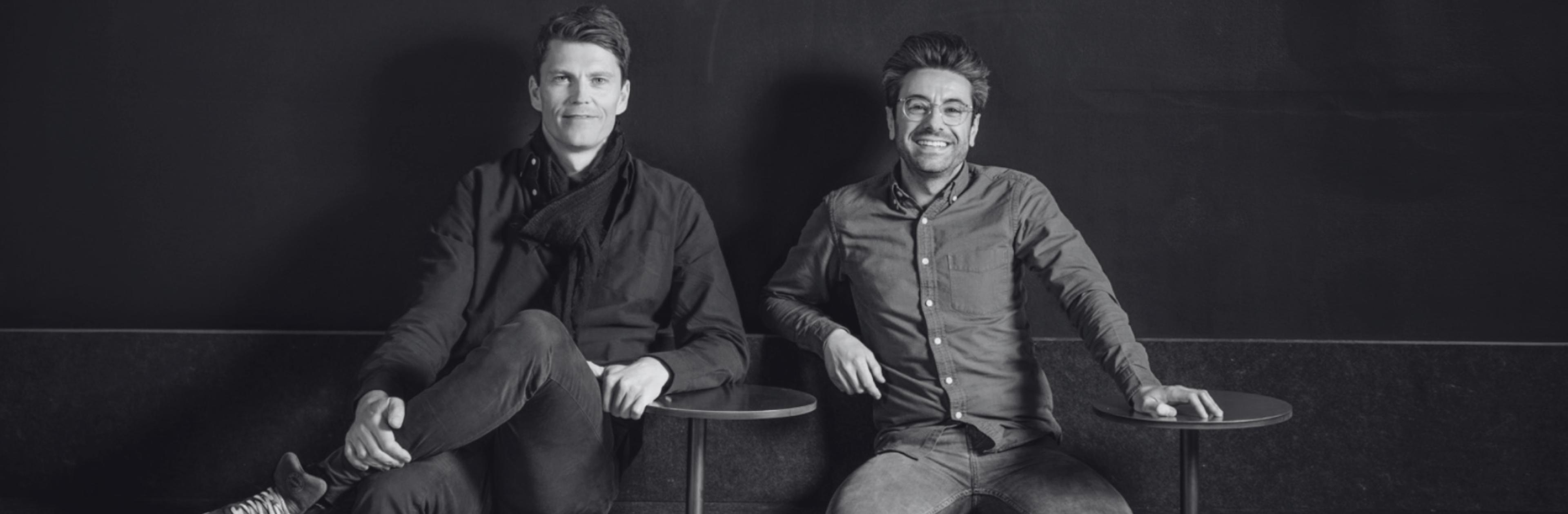 Pleo cofounders Jeppe Rindom and Niccolo Perra.
