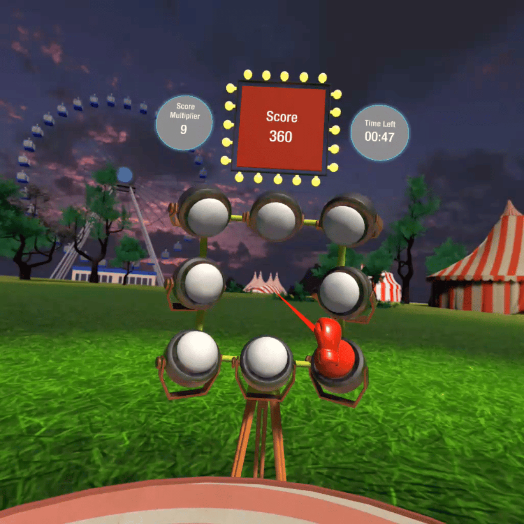 One of VRHealth's virtual punchbag scenarios.
