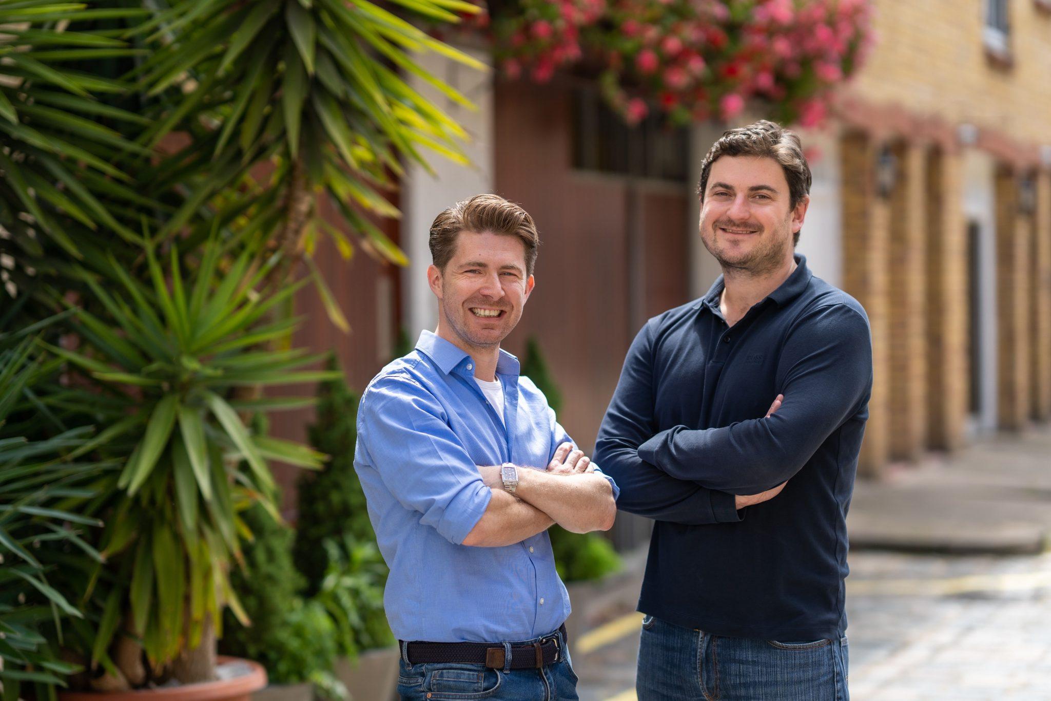 Photo of Echo's CEO Roger Hassan (left) and cofounder Stephen Bourke, who previously launched at Lloyds Pharmacy online in Ireland and Australia.