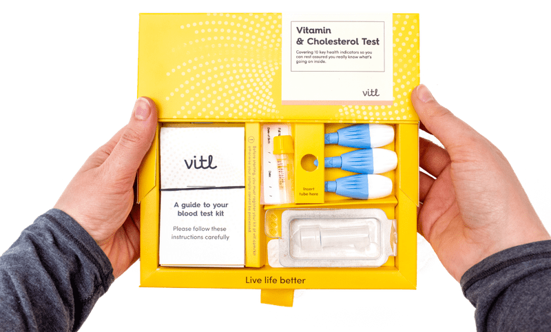 Vitl personalised vitamin blood test kit