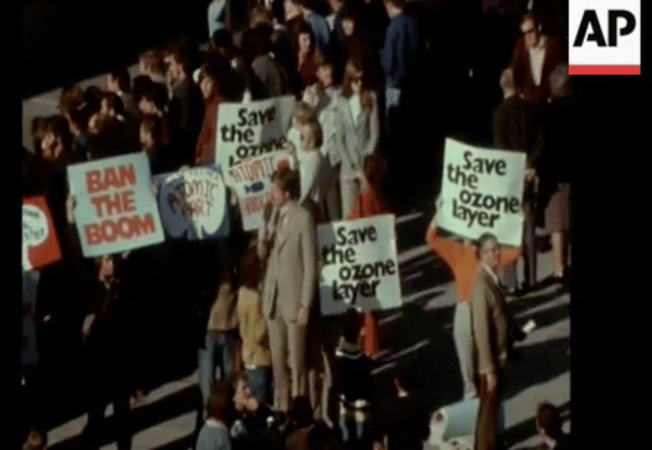 Concorde protestors, 1972