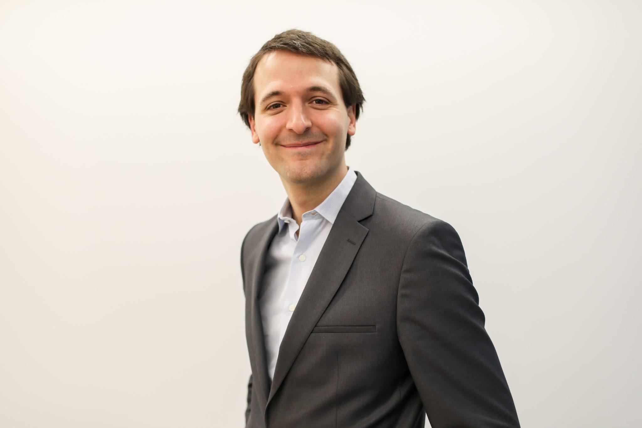 A portrait of Doctolib founder and chief executive Stanislas Niox-Chateau