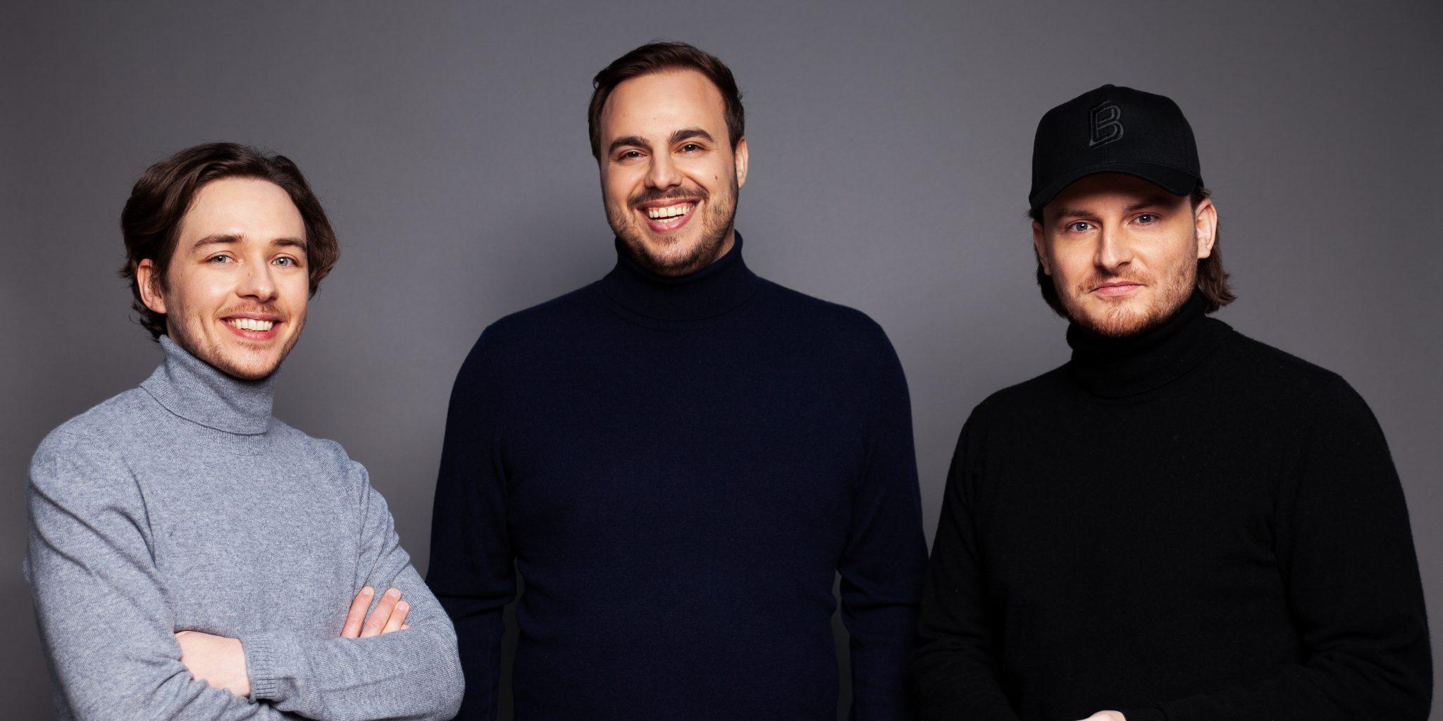 The cofounders of crypto exchange Bitpanda, Christian Trummer, Paul Klanschek and Eric Demuth