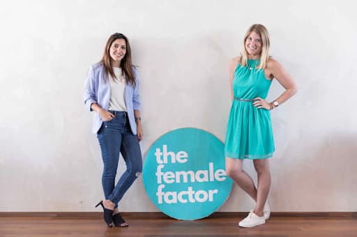 Tanja Sternbauer and Mahdis Gharaei. Credit: The Female Factor
