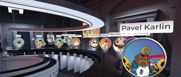 Schmoozing at the metaverse — or microverse — bar