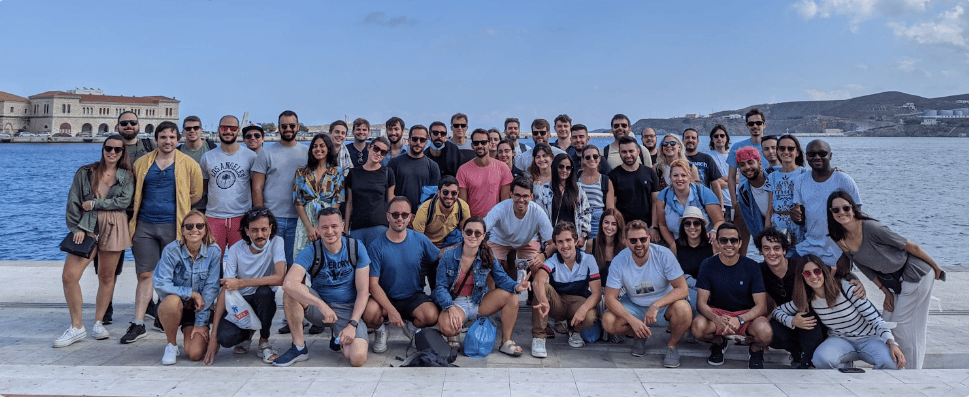 An image of the Plum team, one of Sifted's Greek-founded startups to watch