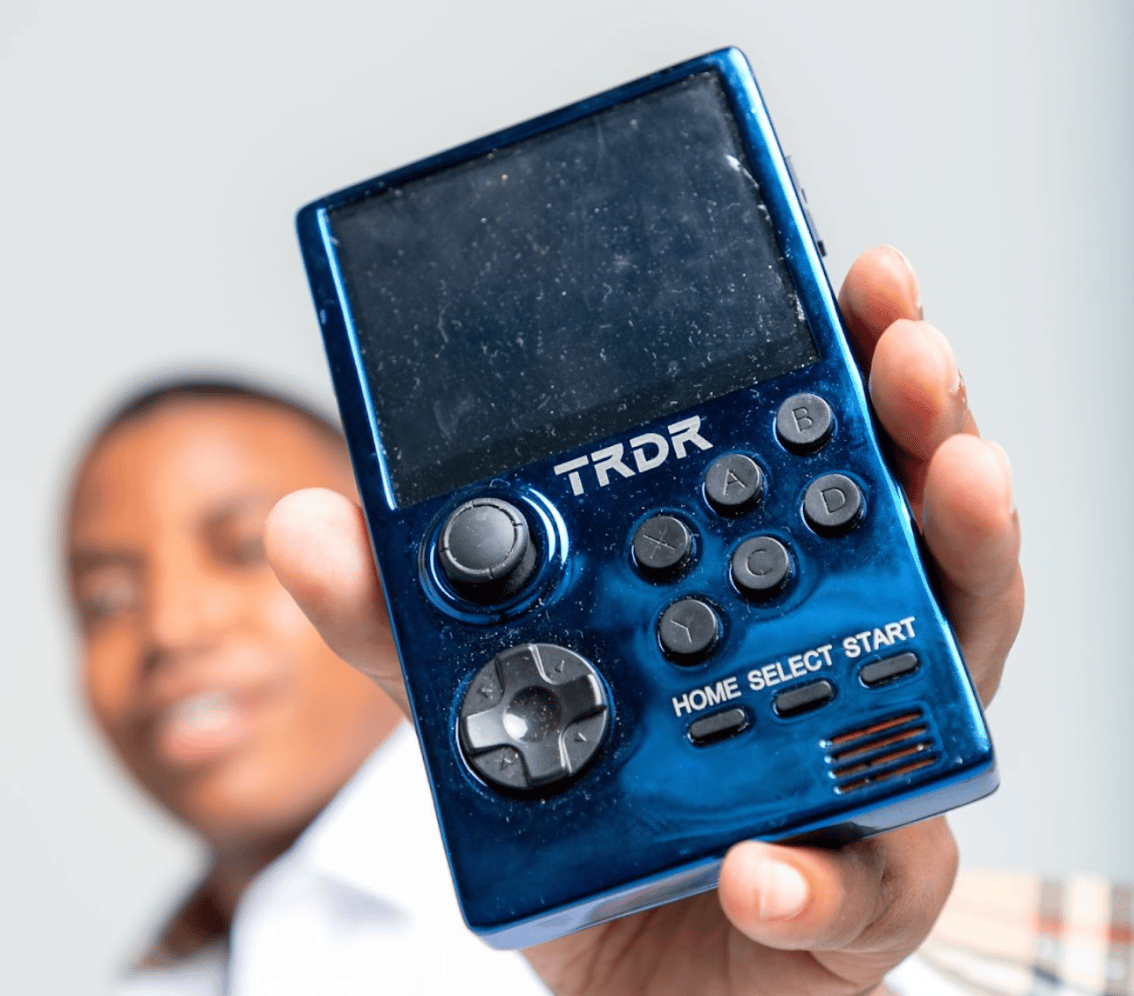 Photo of Go Games founder Gianni O’Connor with the TRDR