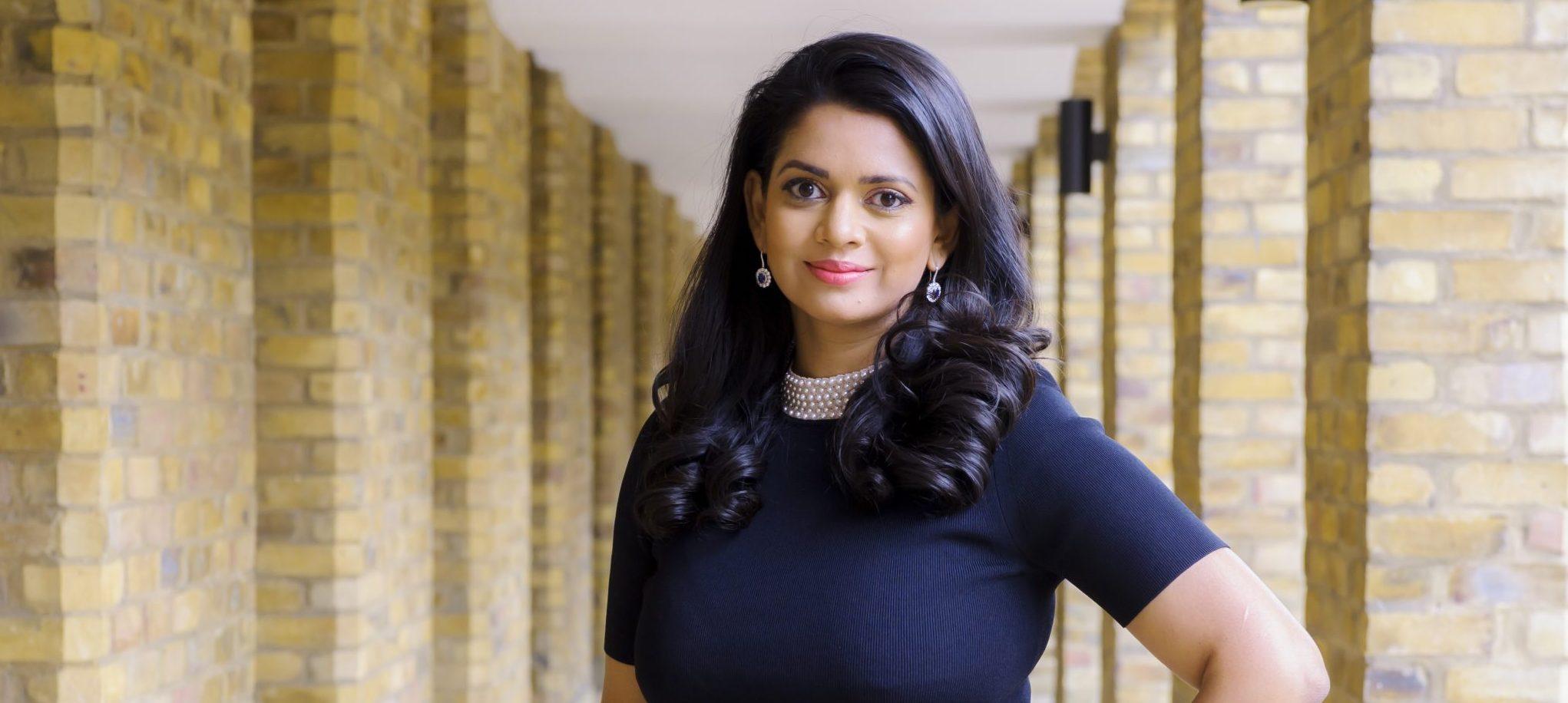 A landscape image of Fiona Pathiraja, managing partner at Crista Galli Ventures