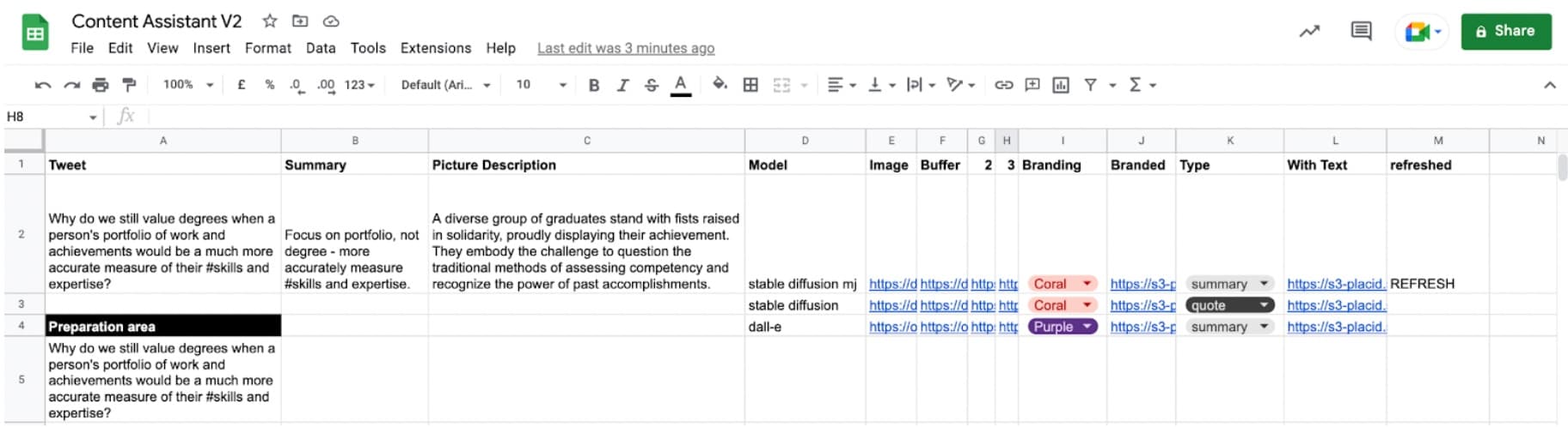 screenshot showing an app made in excel