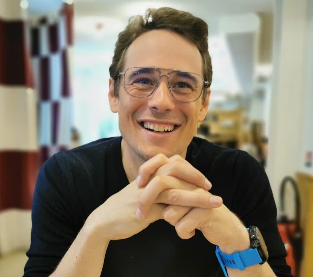 A landscape photo of Jean de La Rochebrochard at a restaurant in Paris