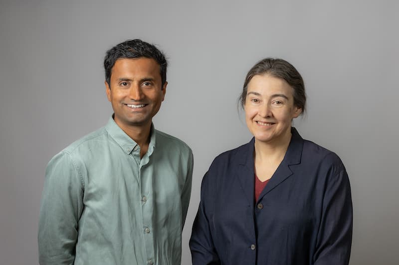 Sai Shivareddy and Clare Grey, the cofounders of Nyobolt