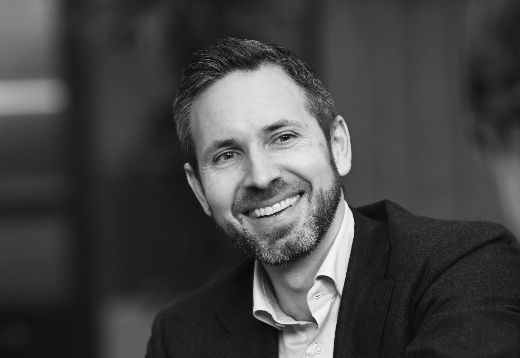 A headshot photograph of Martin Lewerth, CEO of Aira