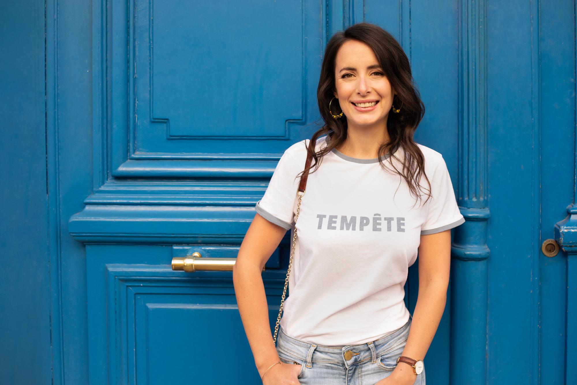 A photograph of Julie Chapon, cofounder of Yuka