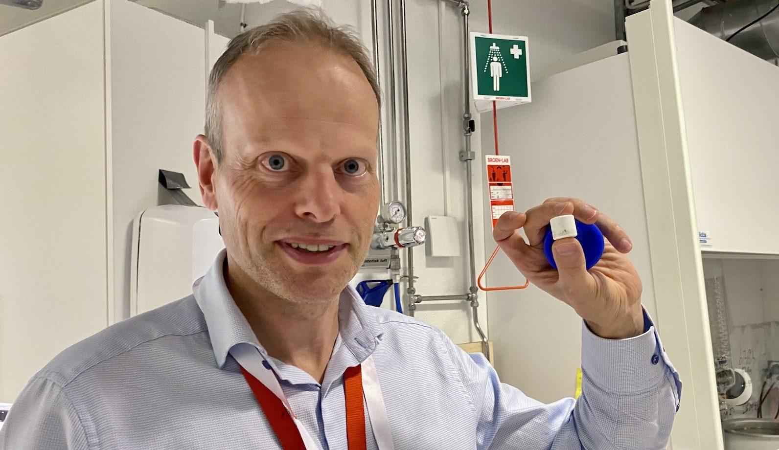Picture of Bjørn Brandtzæg, founder of energy storage startup Photoncycle.