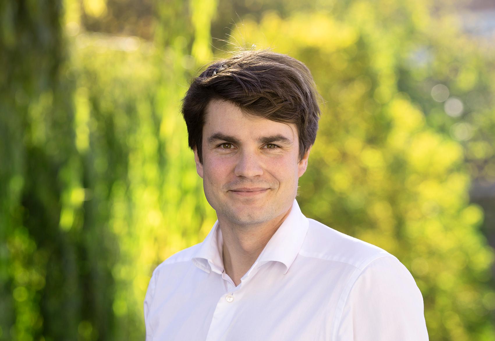 Picture of Nicklas Bäcker, chief strategy officer at energy storage startup Ingrid Capacity