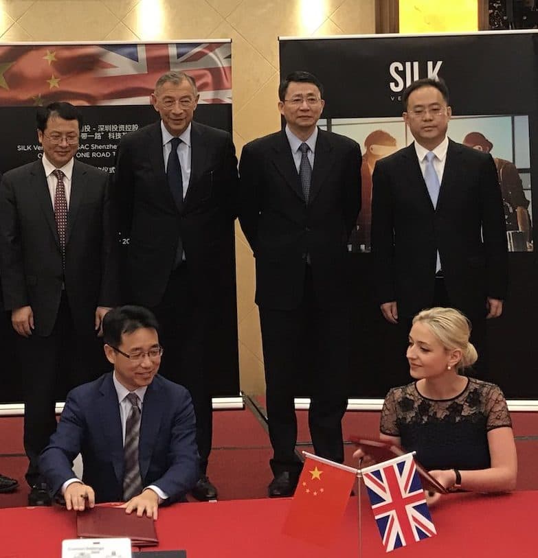 Angelica Anton signs a deal with the SASAC. Photo taken from Silk's website.