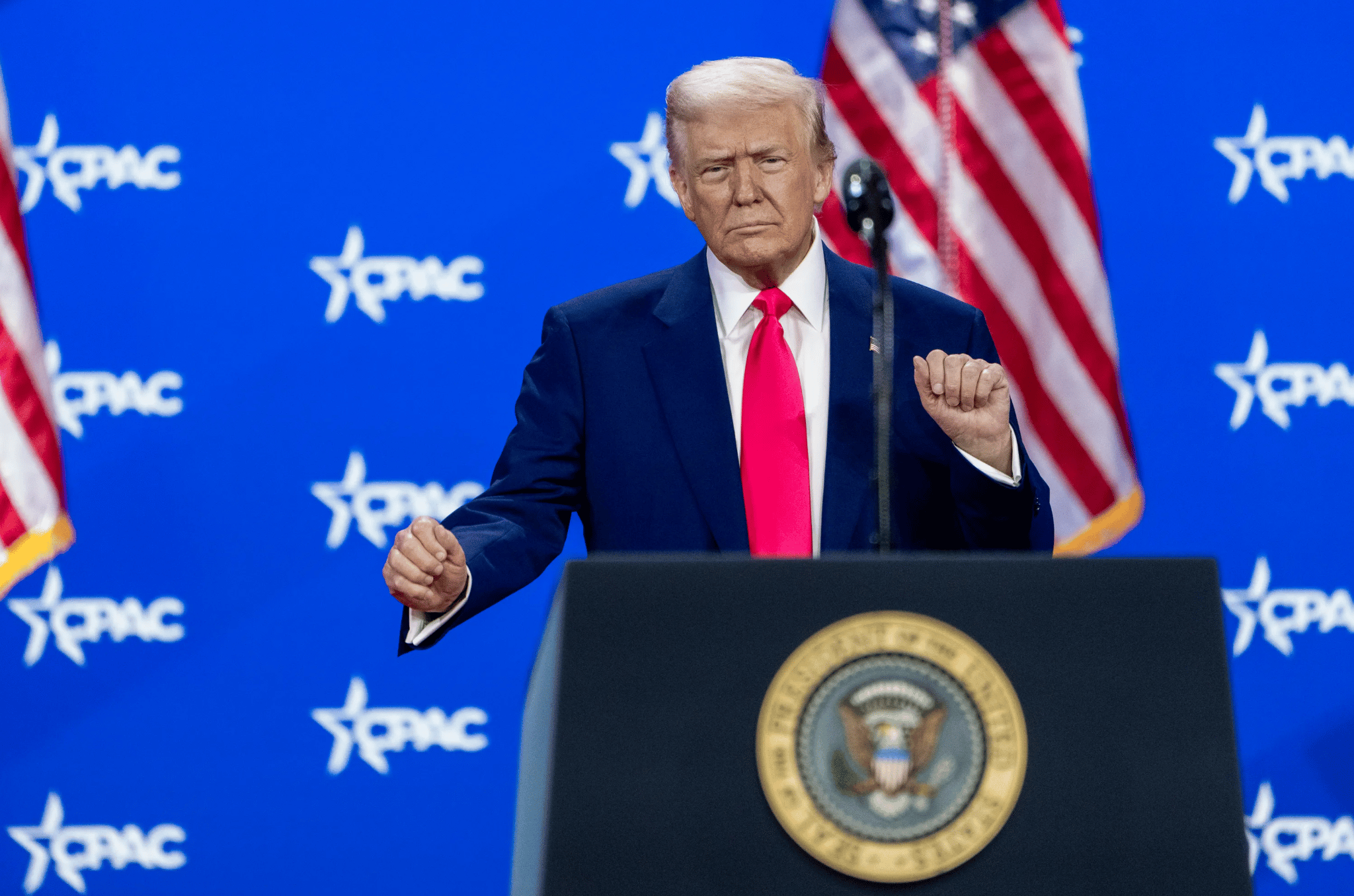 Trump dancing