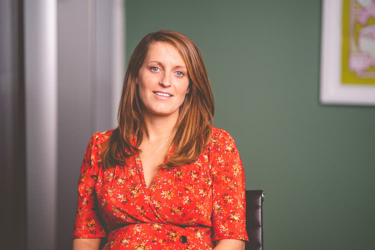 A headshot of Rebecca Hunt