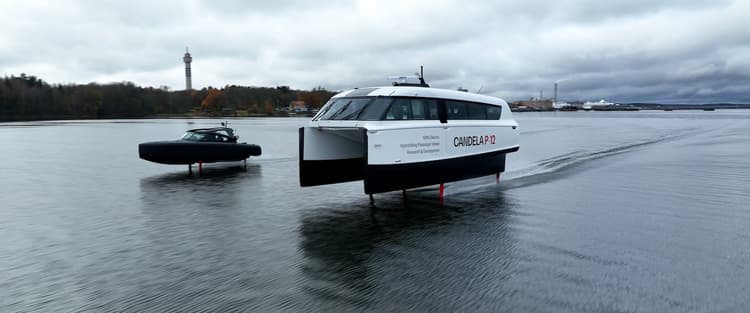 Picture of Candela's electric sea vessels