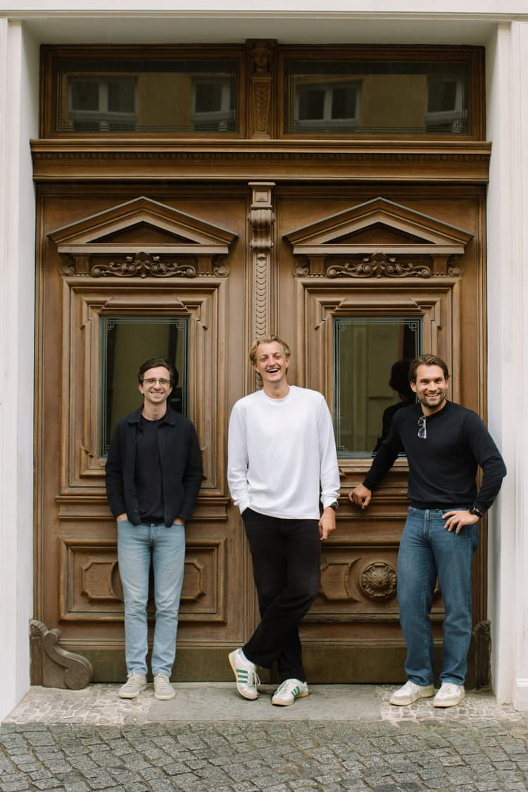 Limetax founders Christoph Gamon, Maximilian Meyer and Christoph Dansard.