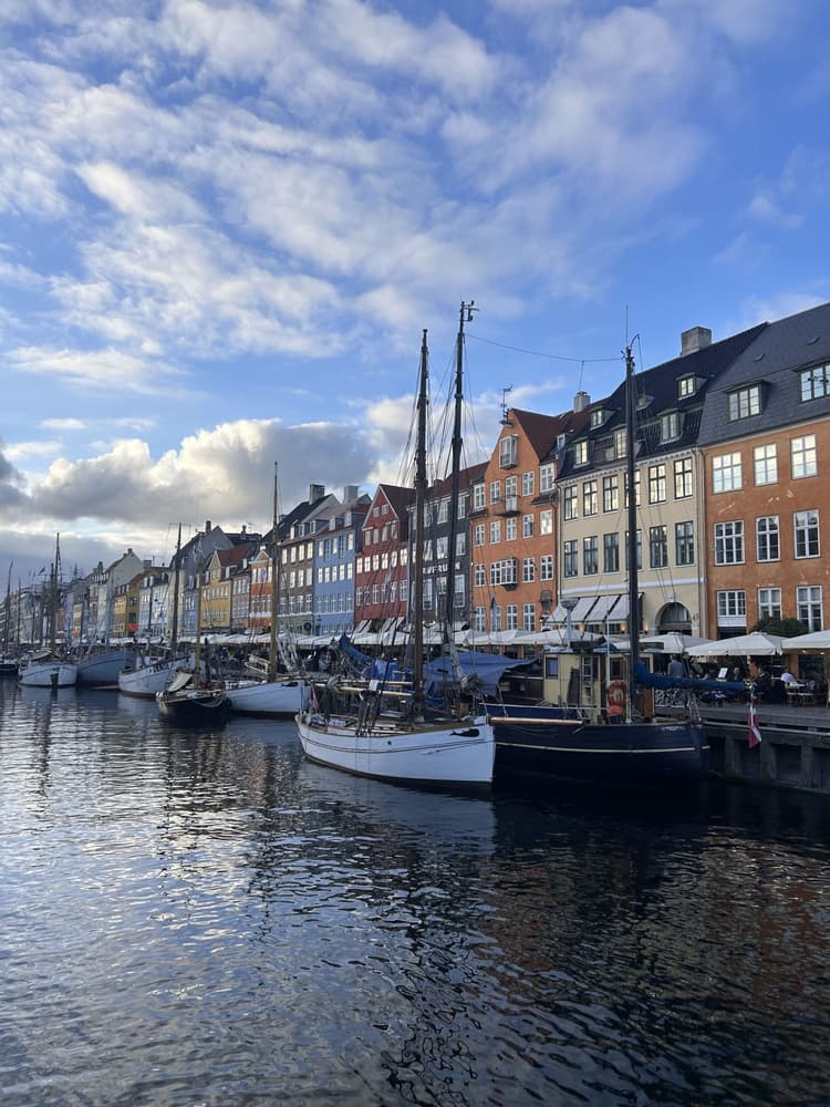 Scenic picture of Nyhavn in Copenhagen