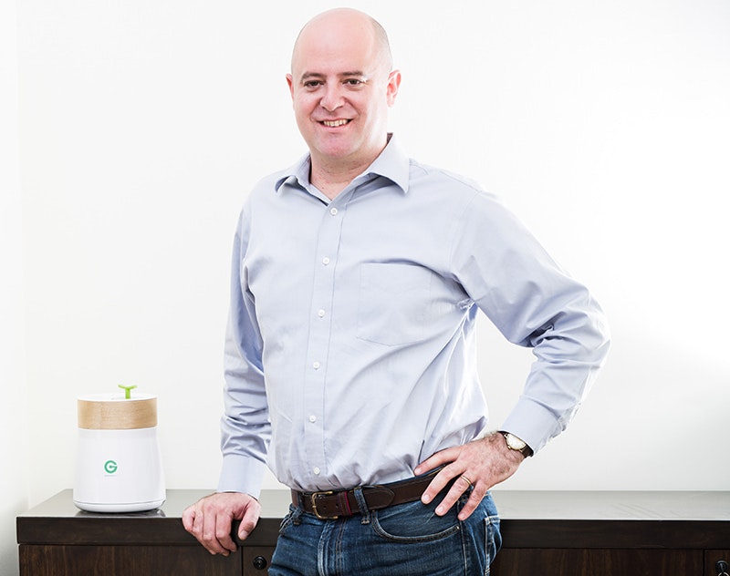 GemmaCert cofounder Guy Sutton with his cannabis analyser.