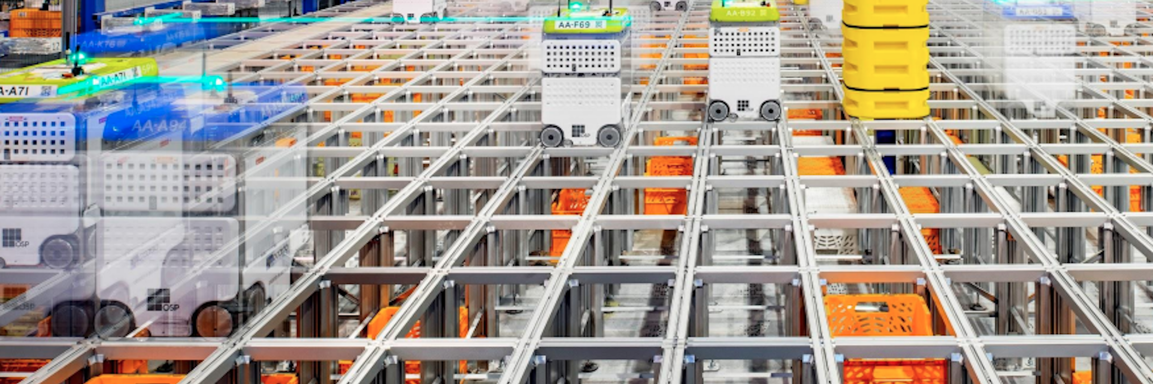 Ocado's grocery packing robots