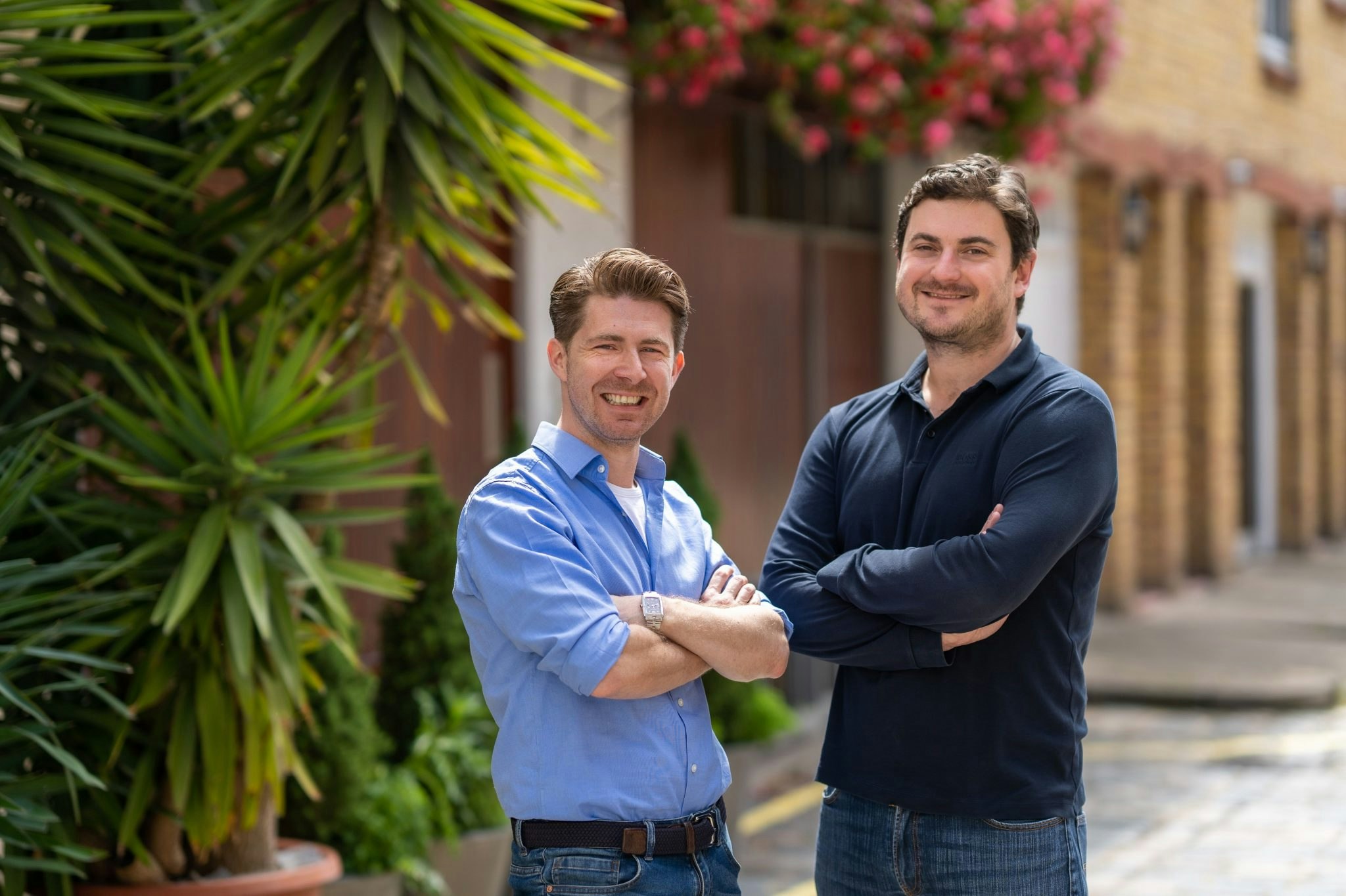 Photo of Echo's CEO Roger Hassan (left) and cofounder Stephen Bourke, who previously launched at Lloyds Pharmacy online in Ireland and Australia.