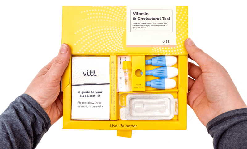 Vitl personalised vitamin blood test kit