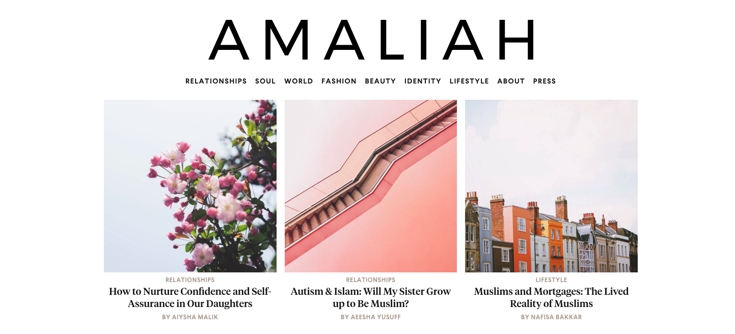 amaliah-website-screenshot