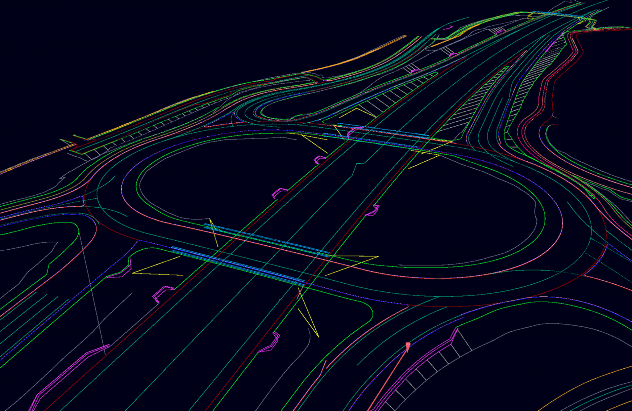 A screenshot of a "digital twin" of a construction project