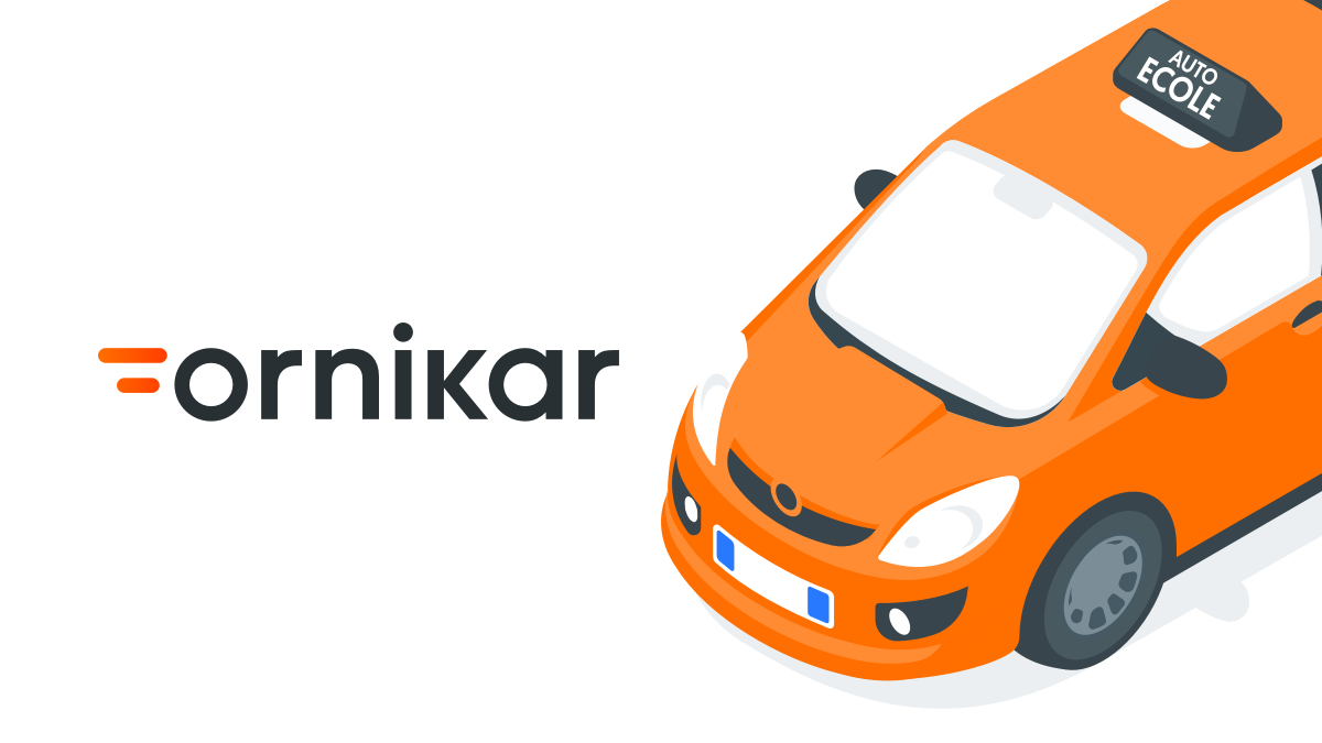picture of Ornikar logo with car