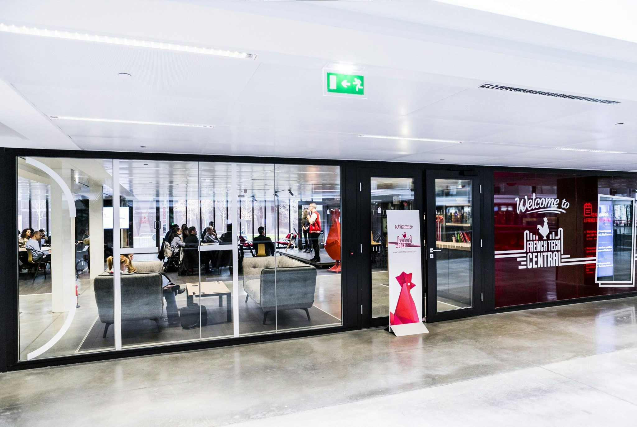 Photo of French Tech Central at startup campus Station F in Paris.