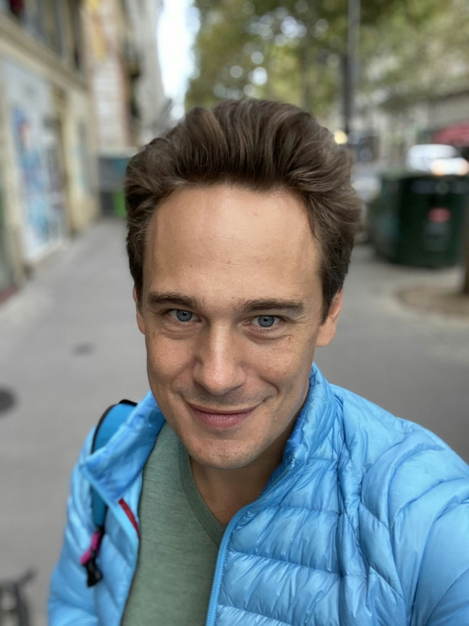 A selfie of investor Jean de la Rochebrochard