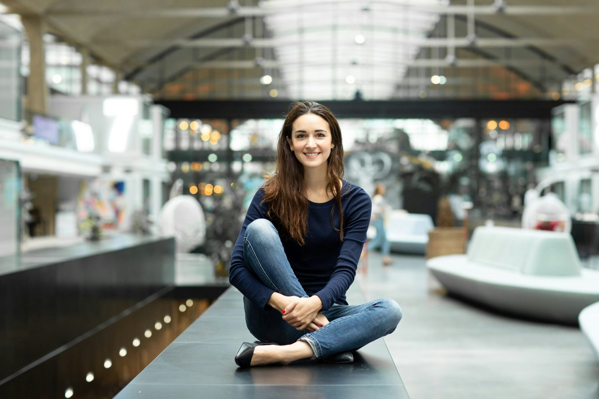 A photo of Roxanne Varza, director of startup incubator Station F