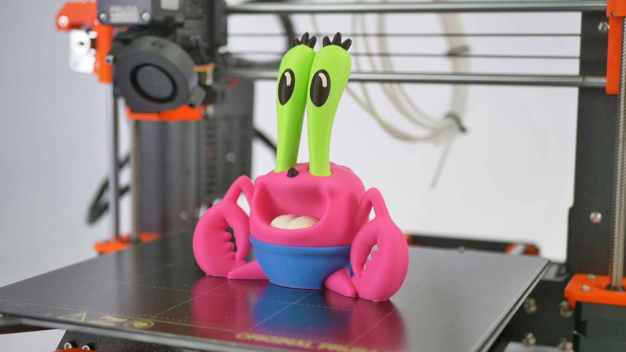 Mr. Krabs print from the MMU 2.0 beta.