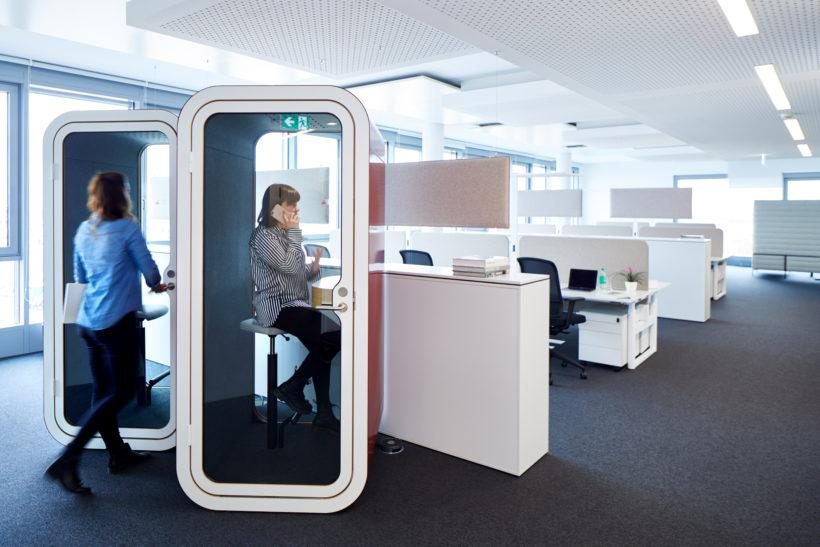According to Framery, its booths contribute to more productive and happier employees.
