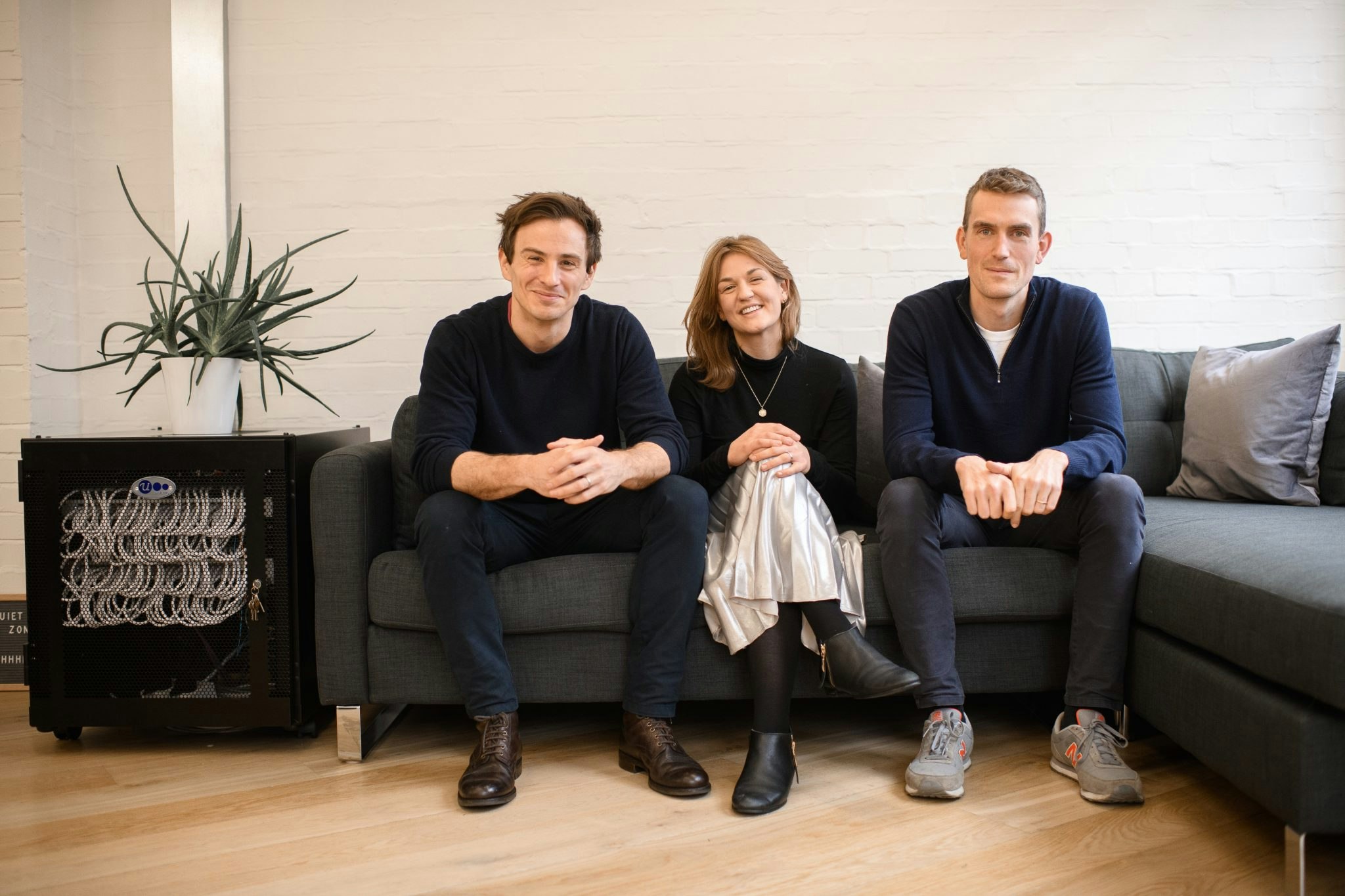 Photo of Pando cofounders Barney Gilbert Lydia Yarlott & Philip Mundy
