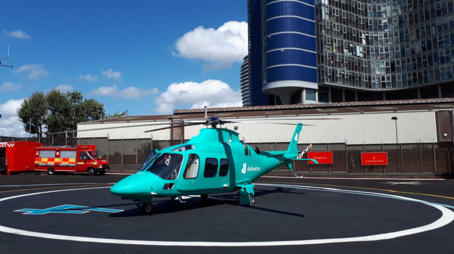 Photo of Deliveroo Helicopter 