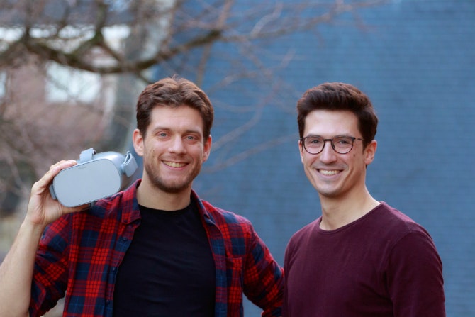 Pyslaris cofounders Mike Verhiel and Christoph Psularis