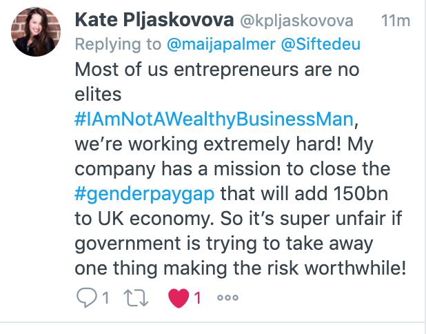 Kate Pljaskovova tweet