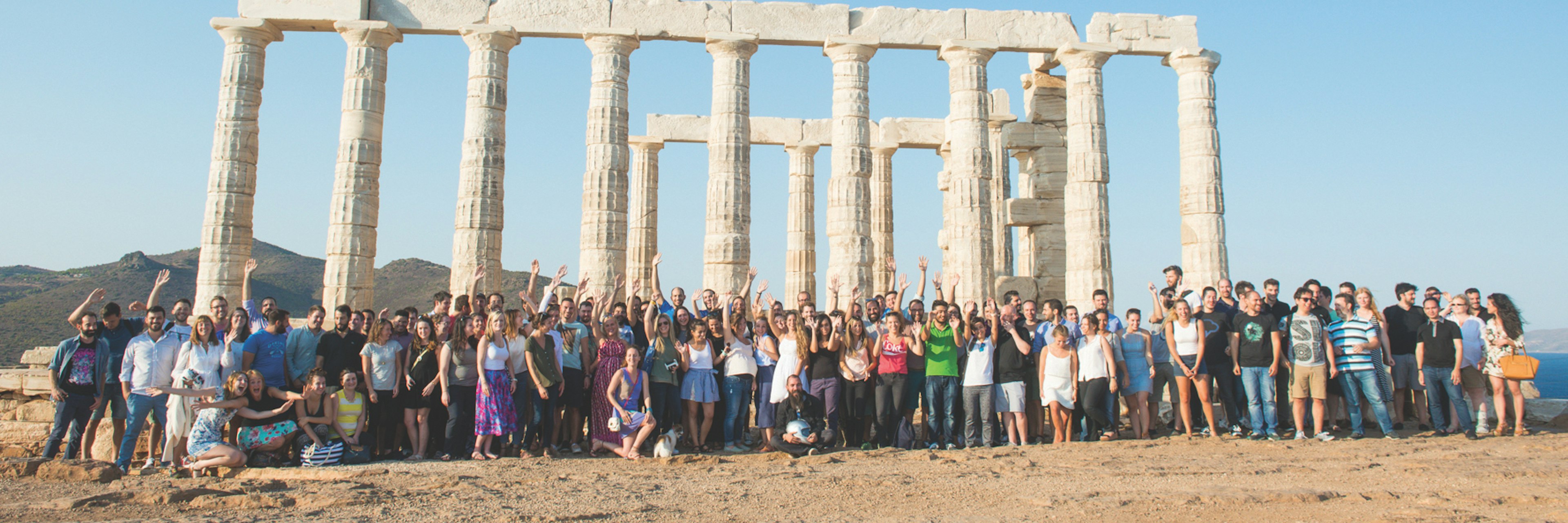 Photo of the Workable team in Greece