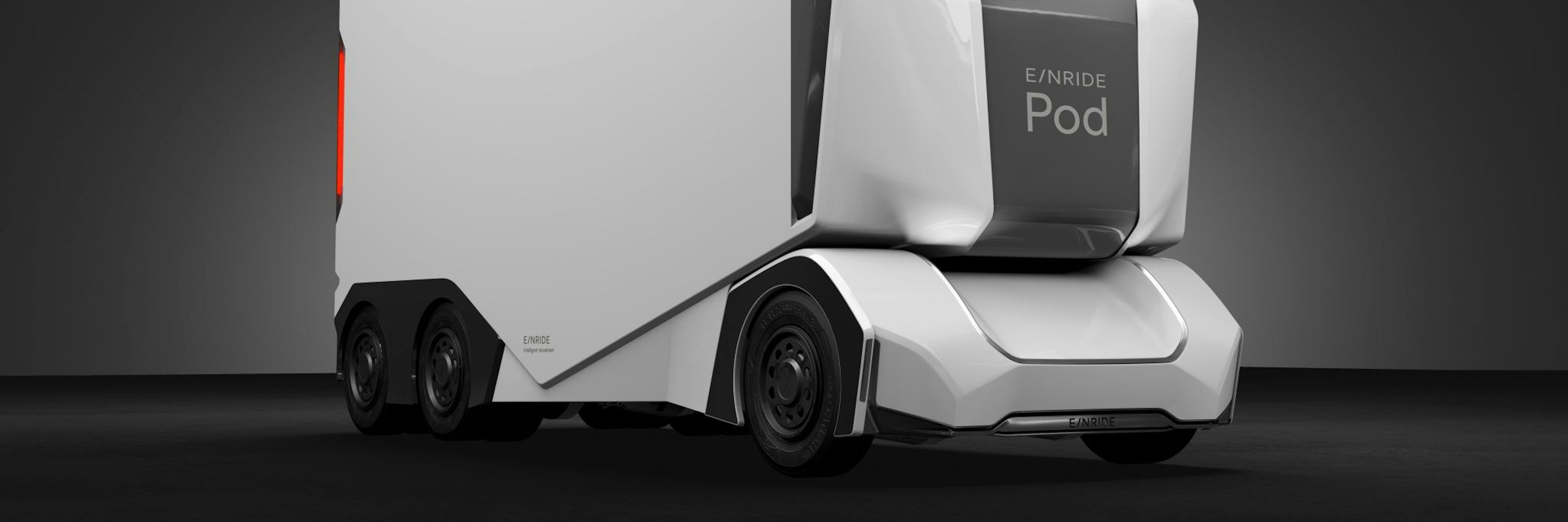 A concept image of an Einride truck