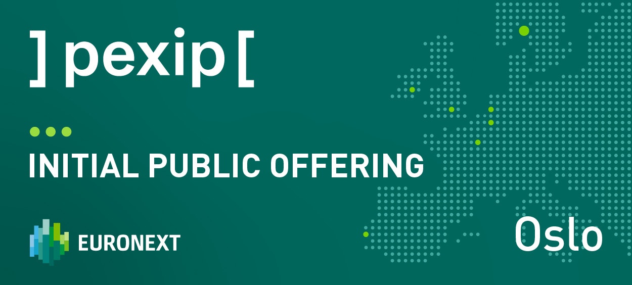 Pexip and Euronext IPO poster
