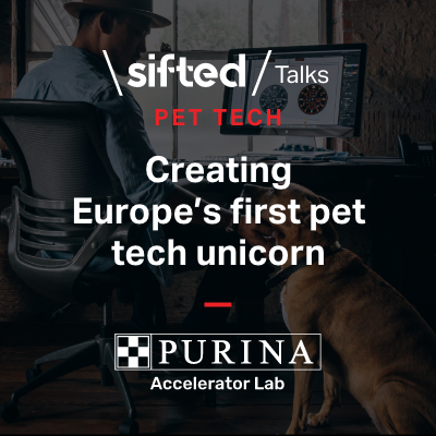 Advert for Sifted Talk on creating a pet tech unicorn