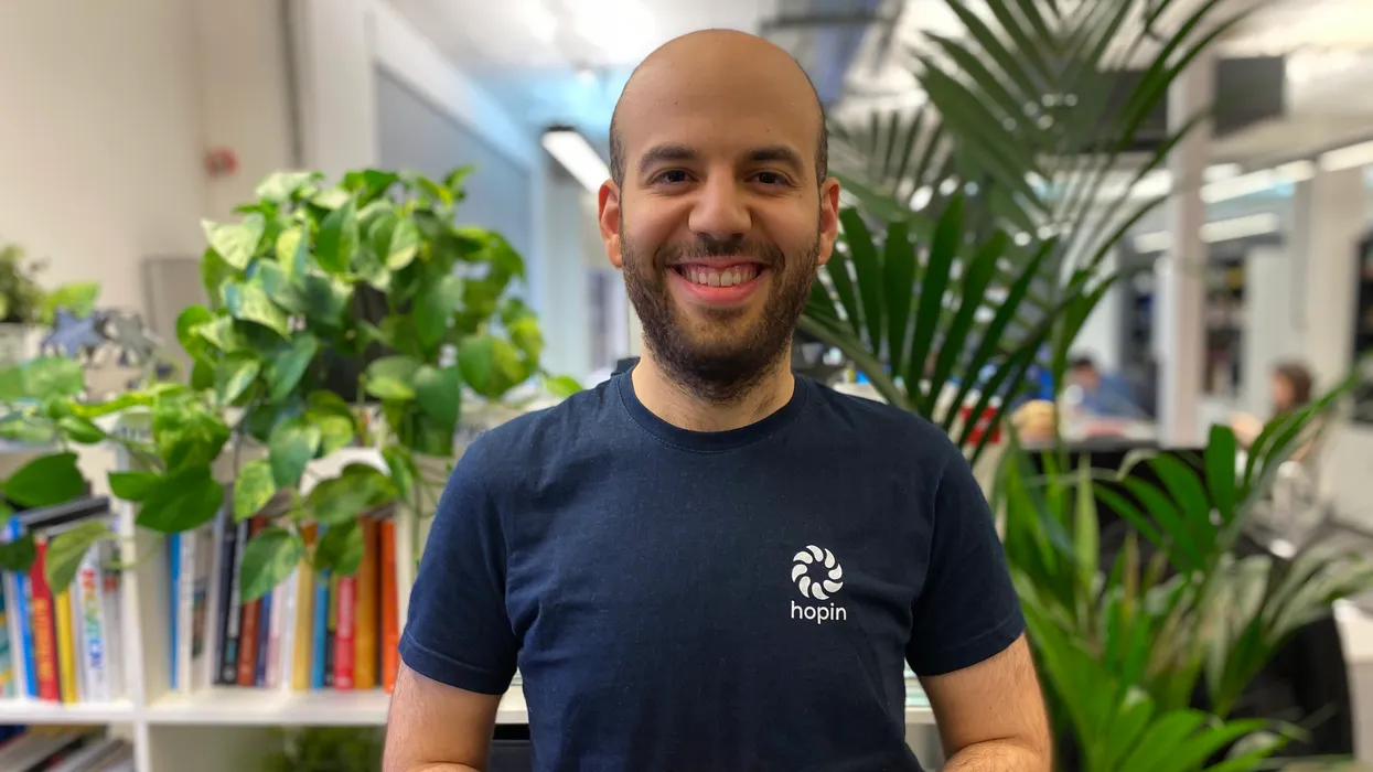 Johnny Boufarhat, former CEO and founder of Hopin. Photo: Hopin.