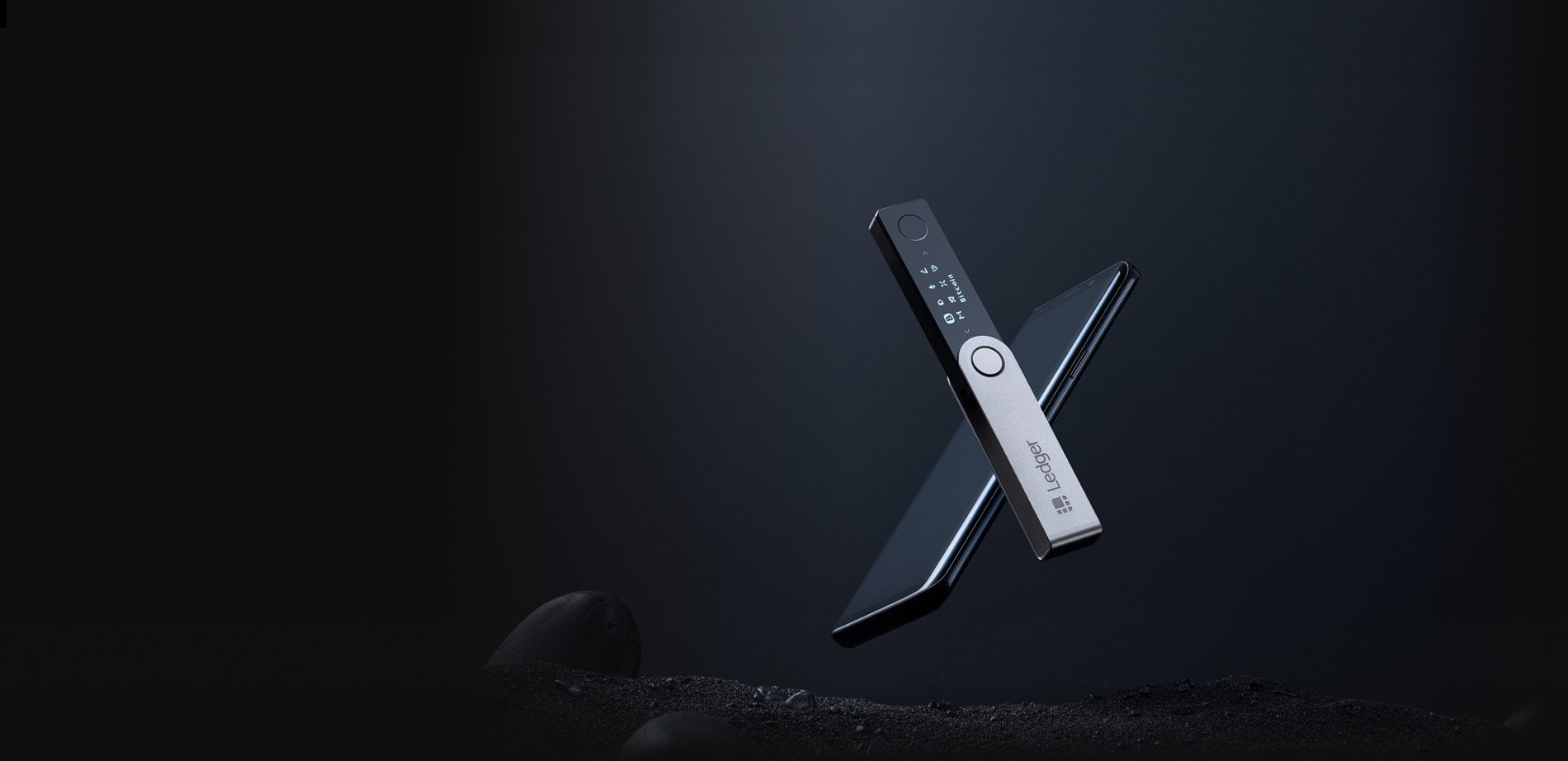 A photo of one of Ledger's Bitcoin cryptocurrency wallet