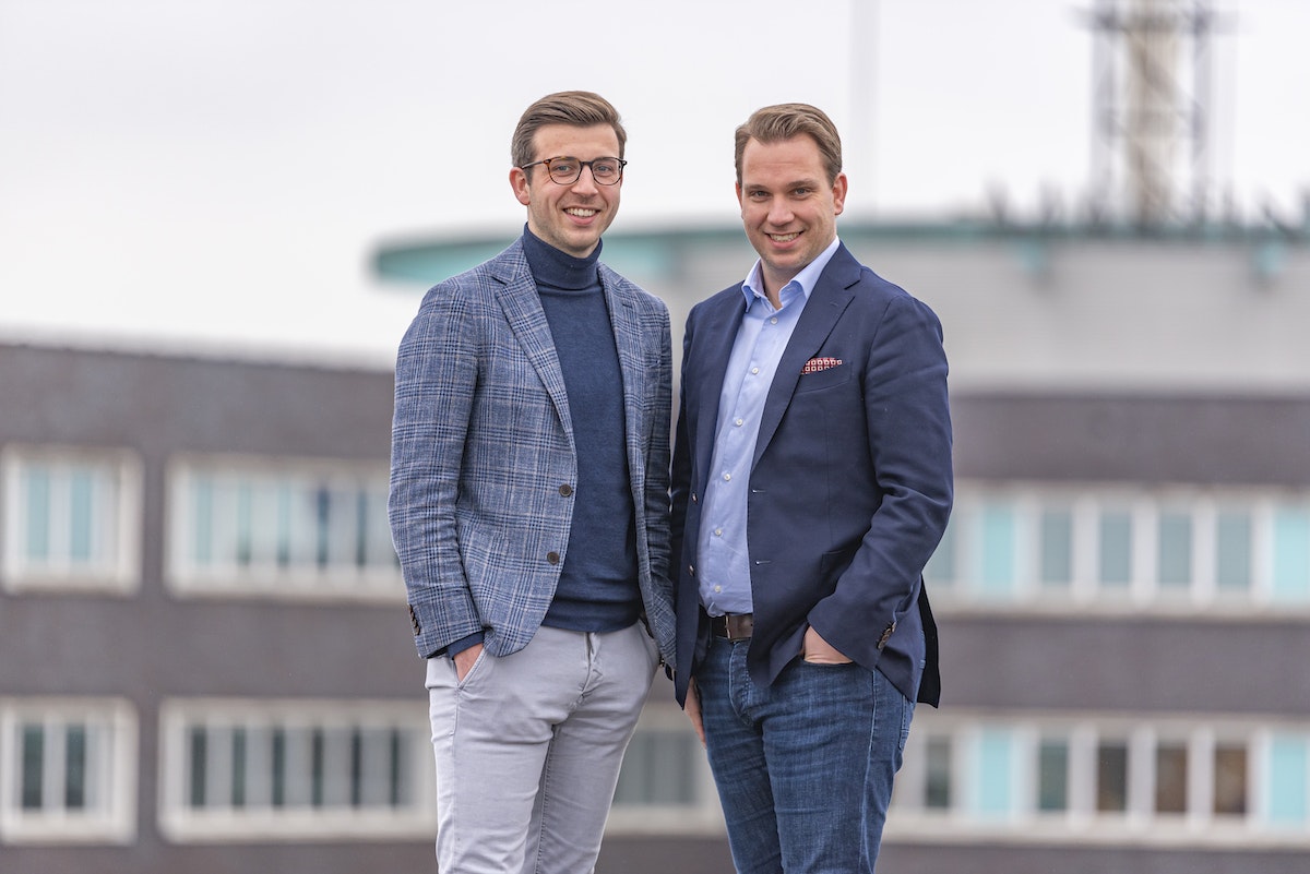 Photo of Milan van der Meulen and Patrick van der Meulen, cofounders of Enie.nl.