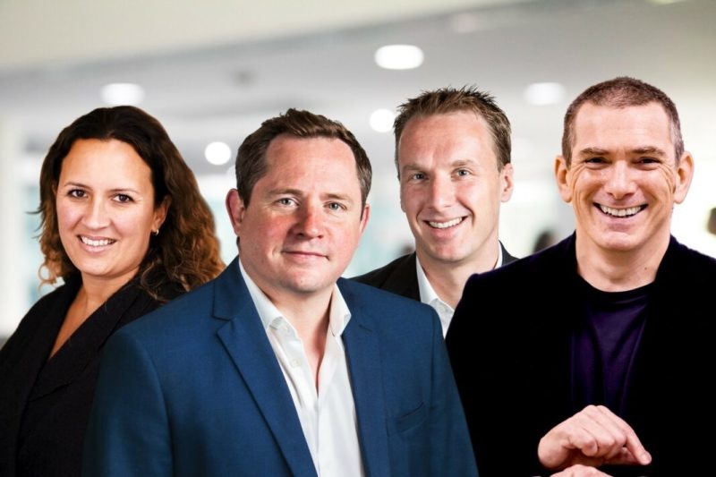 Pollinate founders Al Lukies, Fiona Roach Canning, Jonathan Hughes and Tim Joslyn